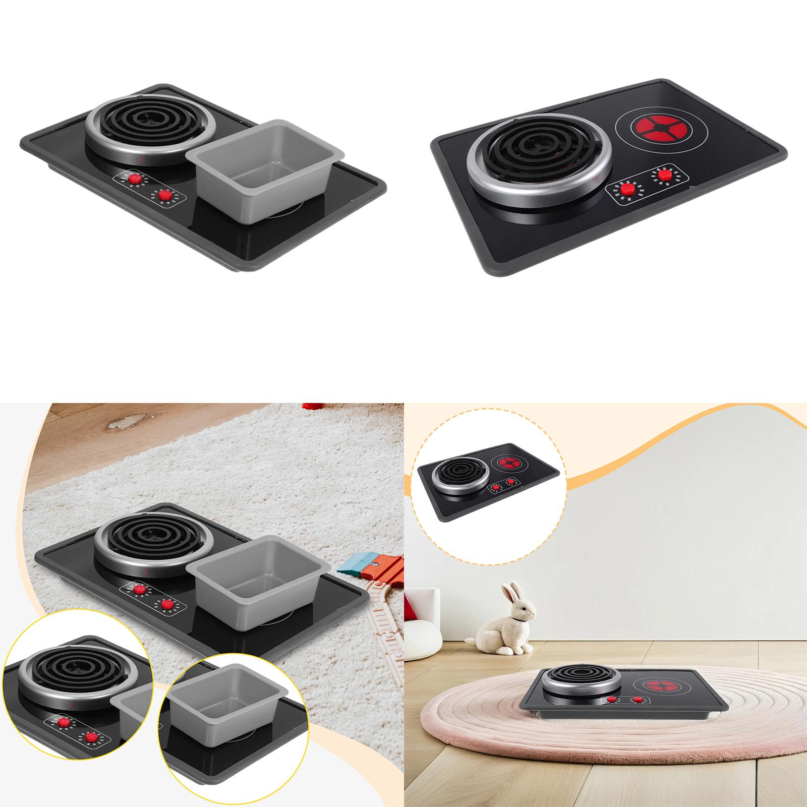 Kitchen Gadgets For Kids - ชุดครัวของเล่นเด็กพร้อมไฟและเสียง เตาของเล่นพร้อมอุปกรณ์ทำอาหารสมจริง ของเล่นเสริมสร้างการเรียนรู้และการเล่นบทบาทสมมติสำหรับเด็กหญิงและเด็กชาย