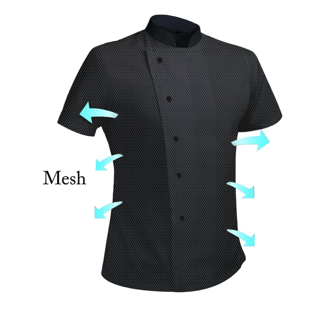 Kitchen Gadgets For Women - เสื้อแจ็กเก็ตทำงานสำหรับทำอาหารโรงแรมใช้ได้ทั้งชายและหญิงเครื่องแบบเชฟแบบสั้นเครื่องแบบทำงานสำหรับทำอาหาร