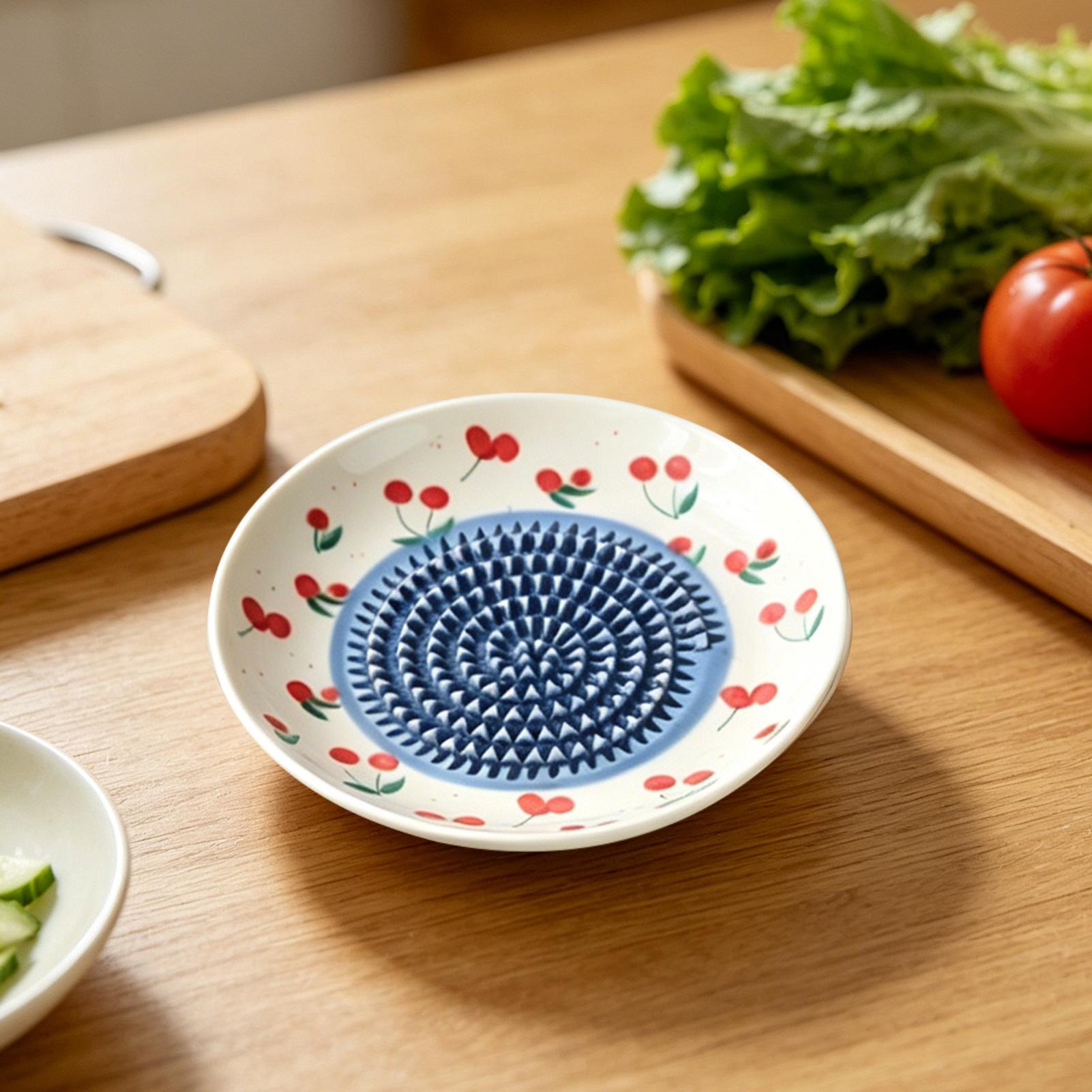 Kitchen Gadgets For Women - เครื่องขูดขิงเซรามิกแบบง่าย เครื่องบดกระเทียมแบบมือถือ เครื่องบดแครอทขิงแบบพกพา ทำจากพอร์ซเลน อุปกรณ์ครัว