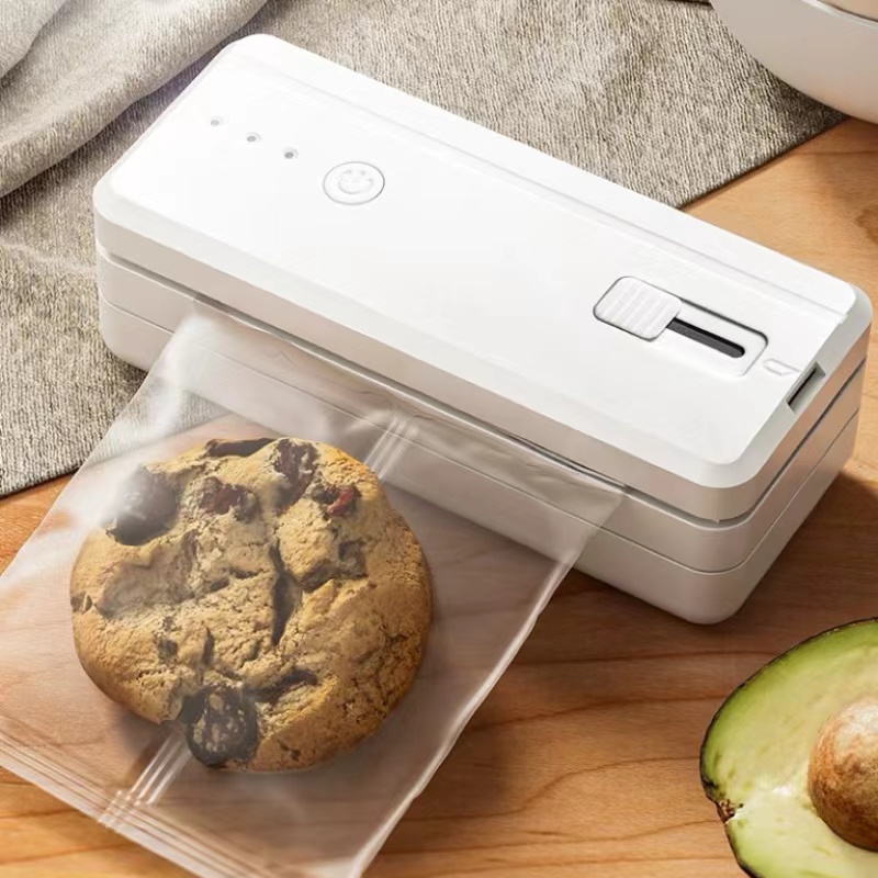 Kitchen Gadgets Cool - 2 In 1 Mini แบบพกพาเครื่องซีลอาหารบรรจุภัณฑ์เครื่องซีลครัวชาร์จ USB