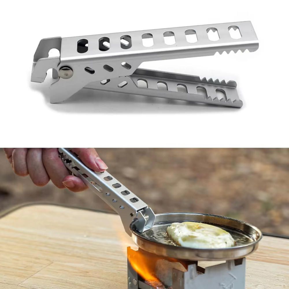 Kitchen Gadgets Sale - ที่จับหม้ออลูมิเนียมกันความร้อนแบบพกพาสำหรับตั้งแคมป์ อุปกรณ์ครัวสำหรับทำอาหาร