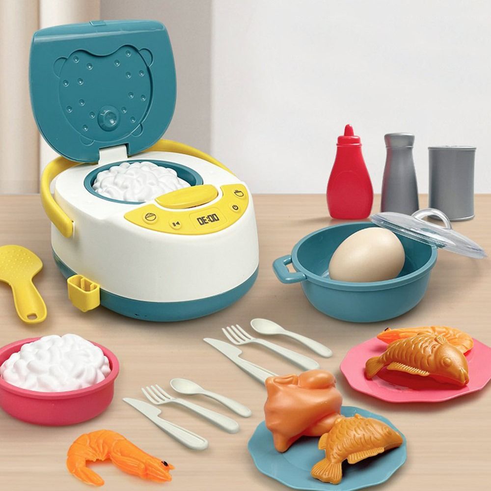 Kitchen Gadgets For Kids - หลากสีเด็กทำอาหารเพลย์เซ็ตเตาแก๊สมิโครเวฟเล่นบ้านครัวของเล่นพลาสติกจำลองการออกแบบจำลองหม้อหุงข้าว