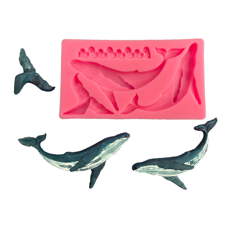 Kitchen Gadgets Website - ปลาวาฬ DIY ซิลิโคนแม่พิมพ์ Ocean Series Fondant