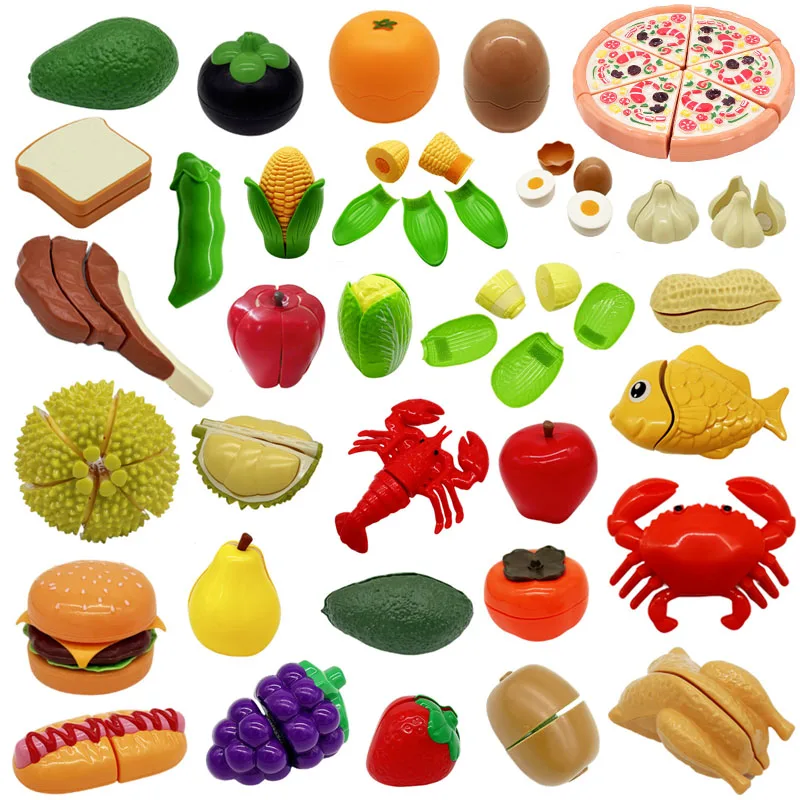 Kitchen Gadgets For Kids - Montessori House เล่นตัดผลไม้ Pitaya ผักแกล้งจําลองครัวเกมคลาสสิกของเล่นเพื่อการศึกษาสําหรับของขวัญเด็ก