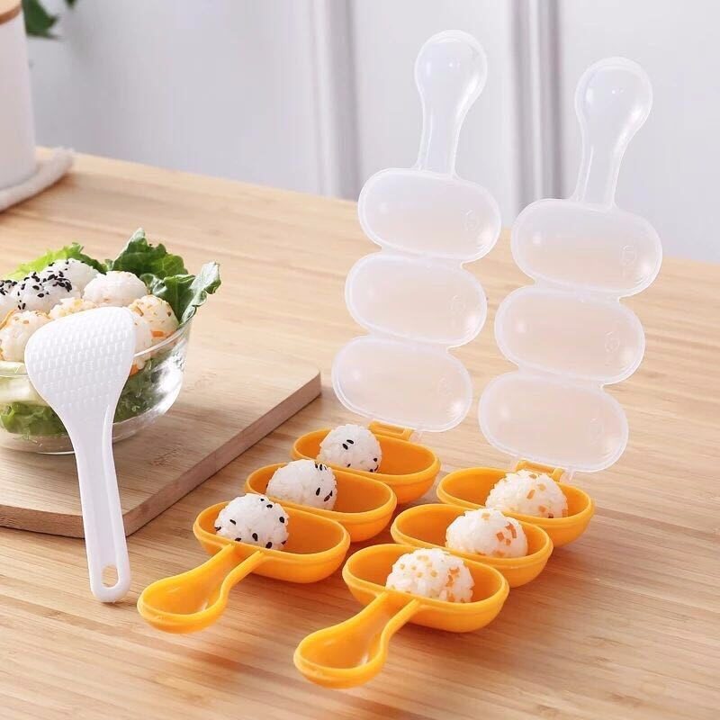 Kitchen Gadgets For Kids - แม่พิมพ์ทำข้าวปั้น DIY วัสดุพลาสติก PP สำหรับทำข้าวปั้นซูชิอย่างรวดเร็ว เหมาะสำหรับเด็ก
