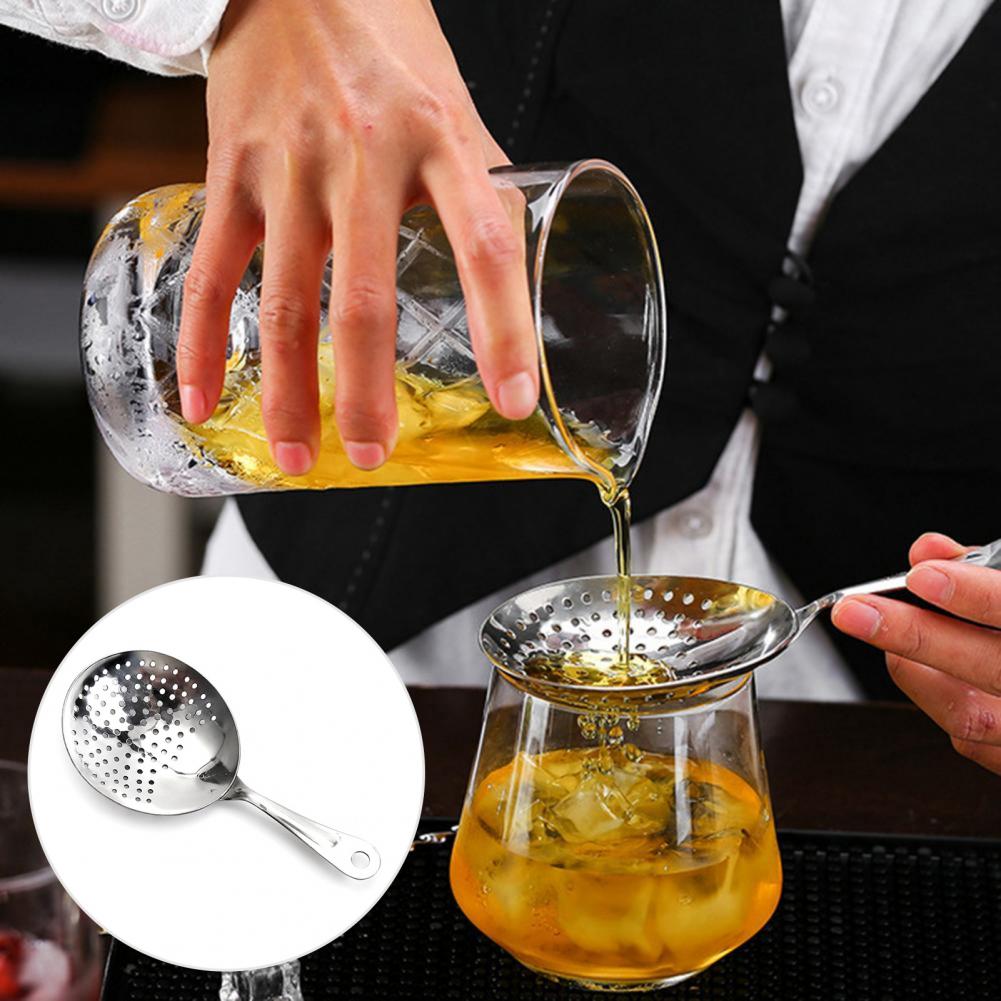 Kitchen Gadgets Save Time - ที่กรองเหล้าจูเล็ปขนาด 16 ซม. ประหยัดเวลา ทำจากสแตนเลส พกพาสะดวก