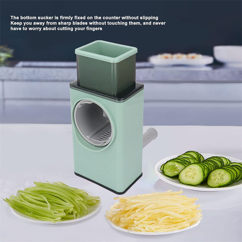 เครื่องขูดชีสแบบหมุนมือพร้อมใบ - Mandoline Slicer บทวิจารณ์และราคา
