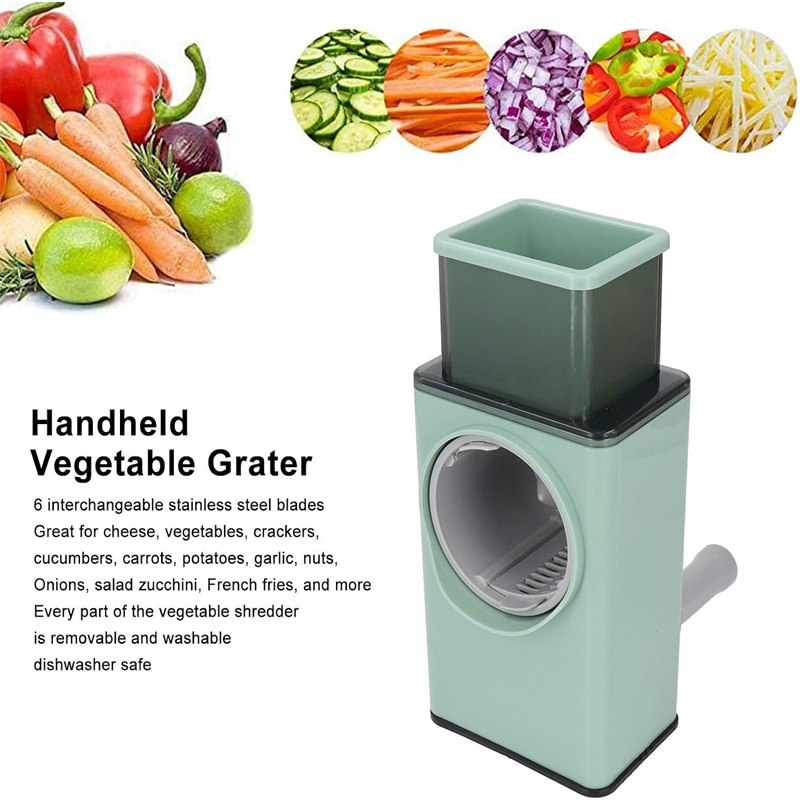 เครื่องขูดชีสแบบหมุนมือพร้อมใบ - Mandoline Slicer บทวิจารณ์และราคา