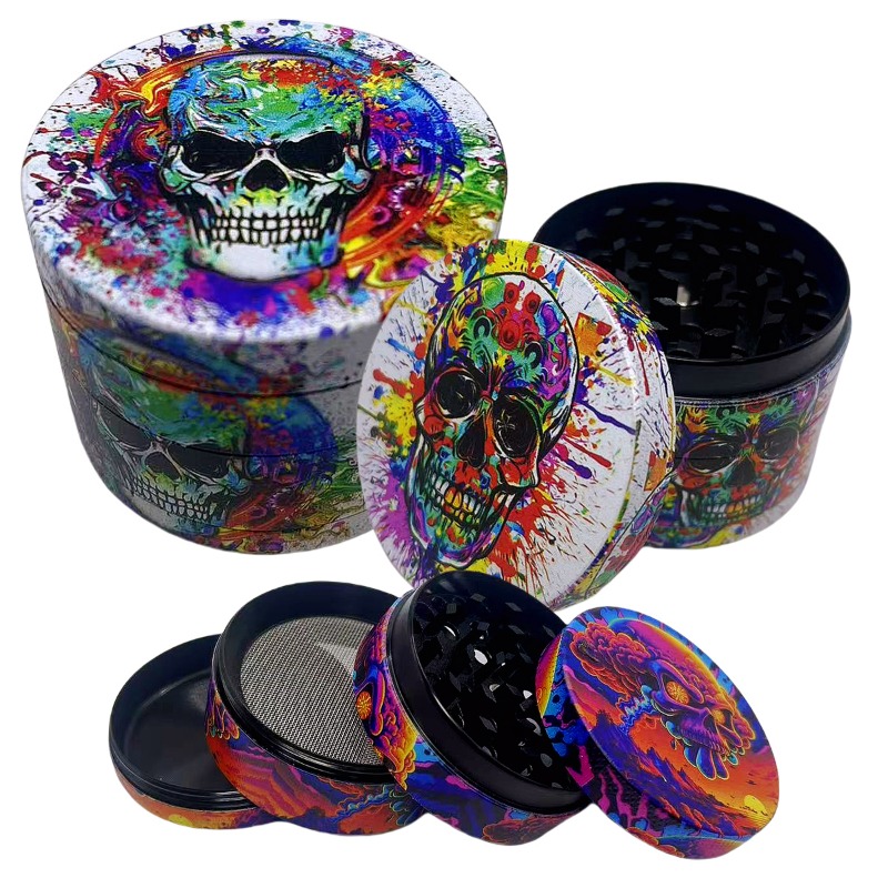 50 มม.โลหะSkullเครื่องบดสมุนไพ - Kitchen Gadgets Gold บทวิจารณ์และราคา