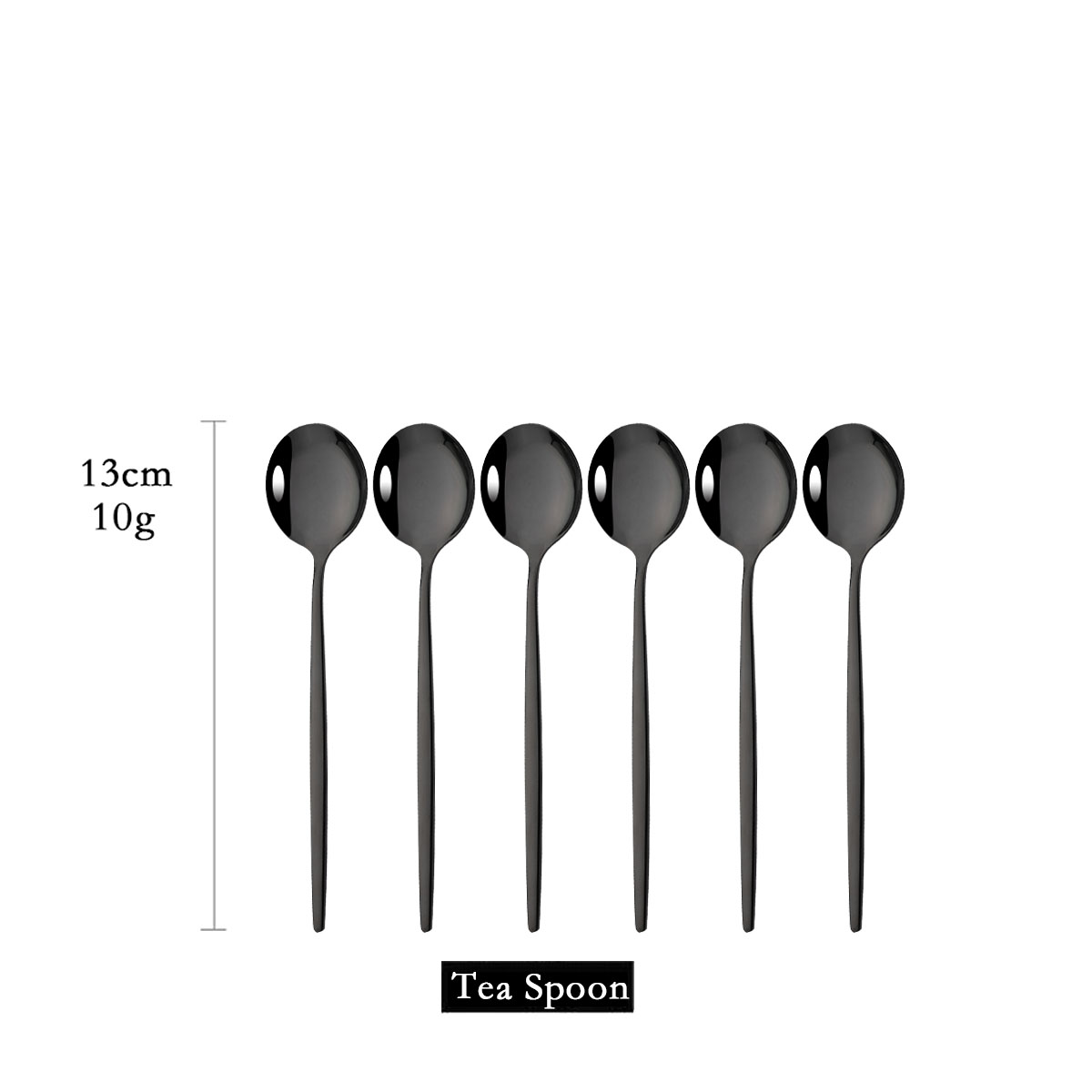 6 ชิ้นชากาแฟผัดช้อนมินิกระจกขน - Kitchen Gadgets Gold บทวิจารณ์และราคา