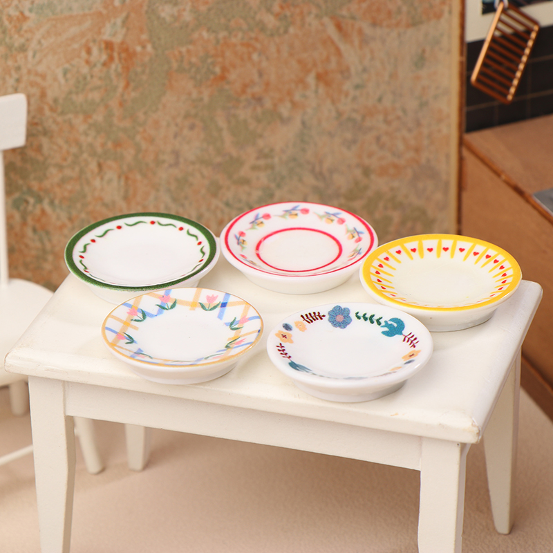 5 ชิ้น 1/12 บ้านตุ๊กตามินิจานจ - Kitchen Gadgets Website บทวิจารณ์และราคา