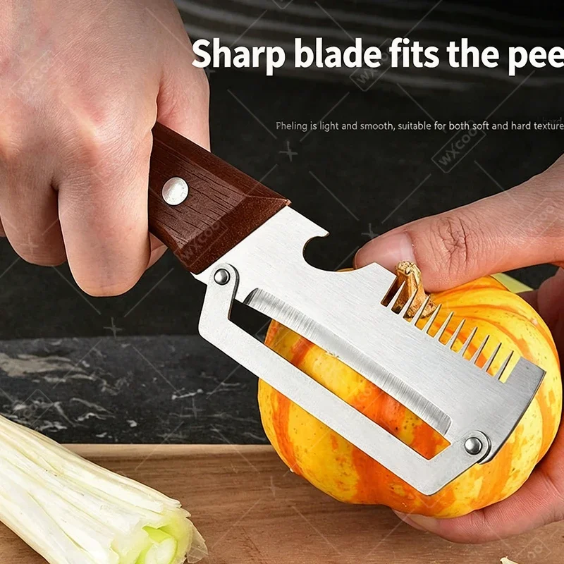 WXCOO ที่ปอกเปลือกสแตนเลส 2-in - Kitchen Gadgets Vegetable Cutter บทวิจารณ์และราคา