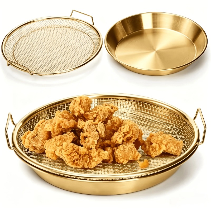 ตะแกรงกรองน้ำมันสำหรับหม้อทอดไ - Kitchen Gadgets Gold บทวิจารณ์และราคา