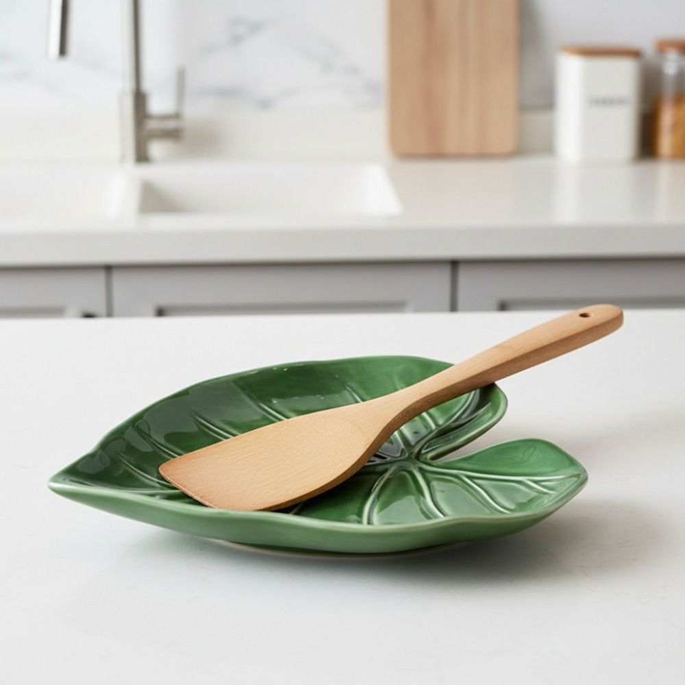 ที่วางช้อนเซรามิกรูปใบไม้ ทนคว - Kitchen Gadgets For Gifts บทวิจารณ์และราคา