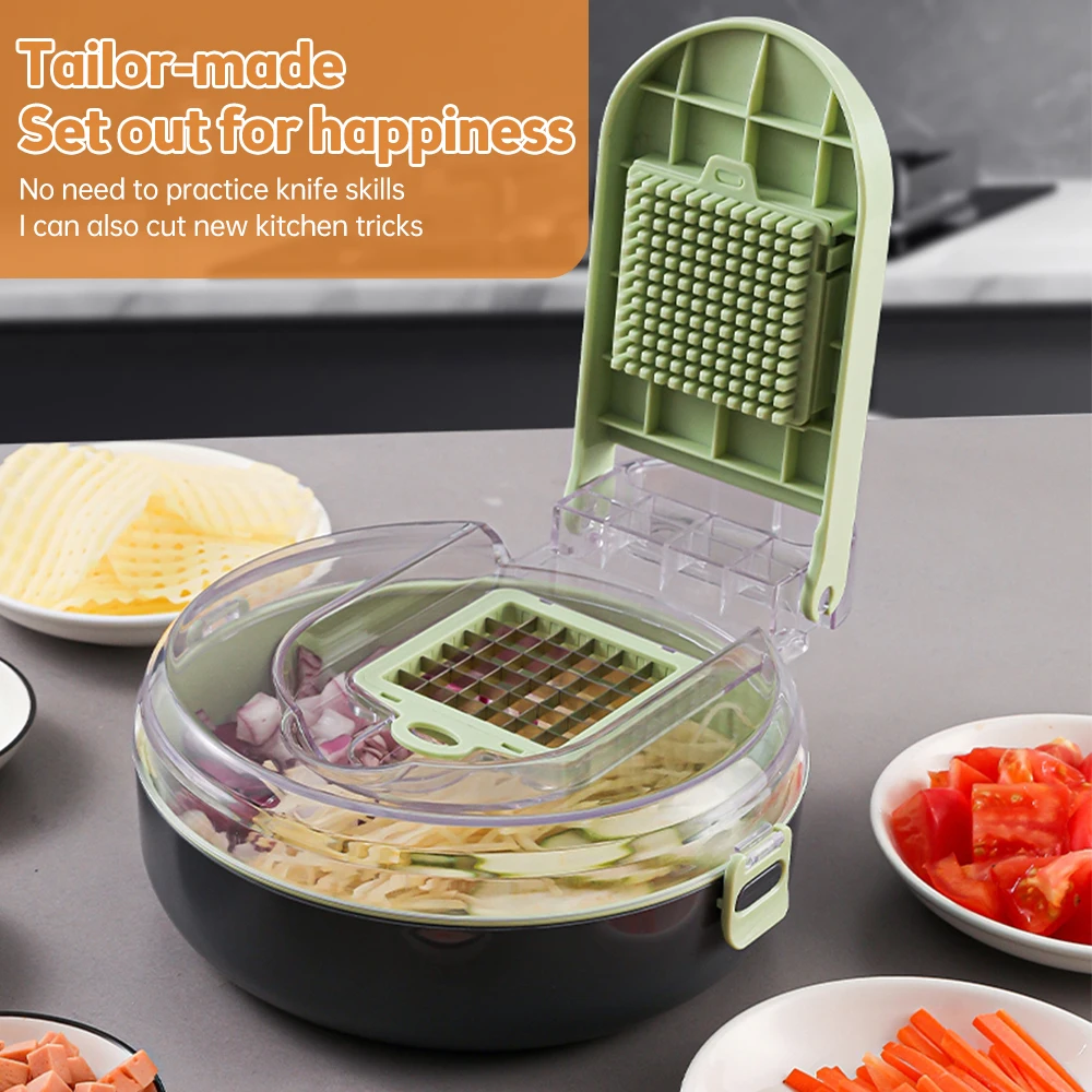 เครื่องบดสับผักพร้อมภาชนะมัลติ - Kitchen Gadgets Save Time บทวิจารณ์และราคา