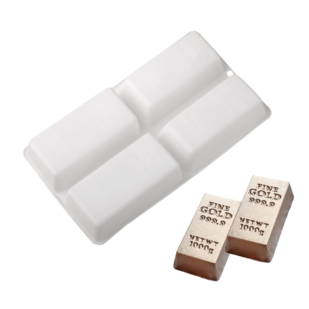 4 เซลล์ทองบาร์รูปมูสเค้กเบเกอร - Kitchen Gadgets Gold บทวิจารณ์และราคา