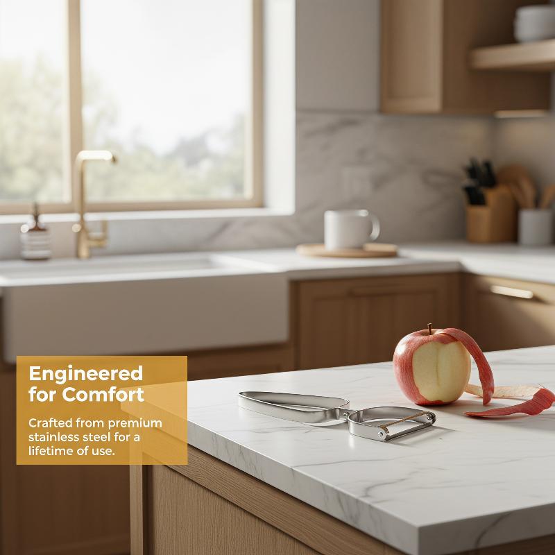 ที่ปอกผักสแตนเลส ปอกเร็ว ใบมีด - Kitchen Gadgets Save Time บทวิจารณ์และราคา