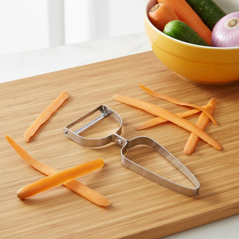 ที่ปอกผักสแตนเลส ปอกเร็ว ใบมีด - Kitchen Gadgets Save Time บทวิจารณ์และราคา