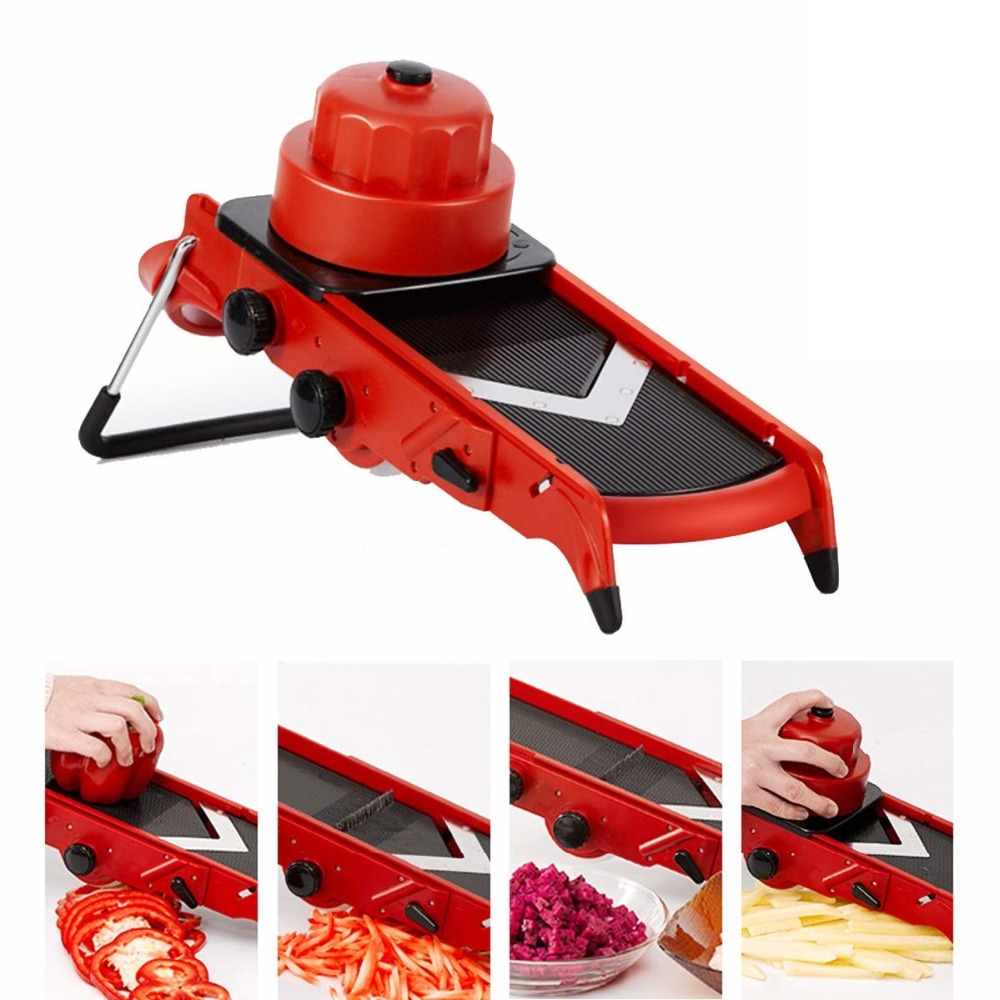 เครื่องตัดผักและ Dicer แบบแมนน - Mandoline Slicer บทวิจารณ์และราคา