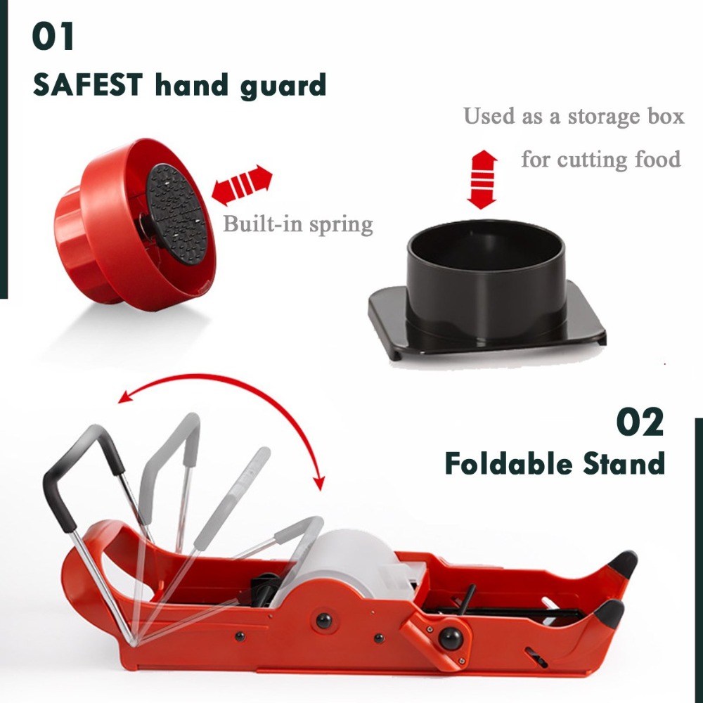 เครื่องตัดผักและ Dicer แบบแมนน - Mandoline Slicer บทวิจารณ์และราคา