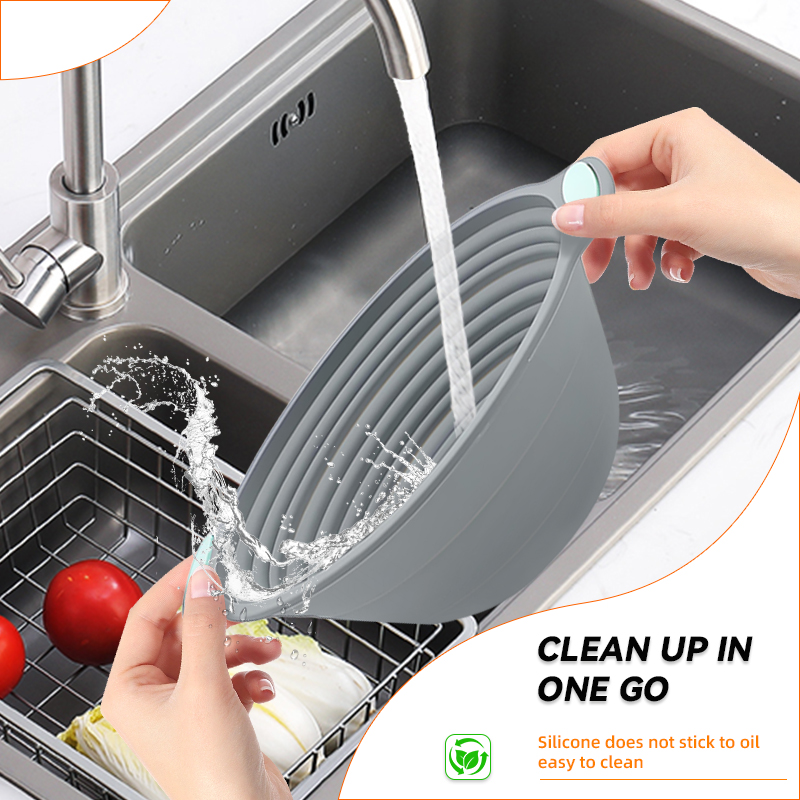 ตะกร้าพับได้ทำจากซิลิโคนสำหรับ - Kitchen Gadgets Website บทวิจารณ์และราคา