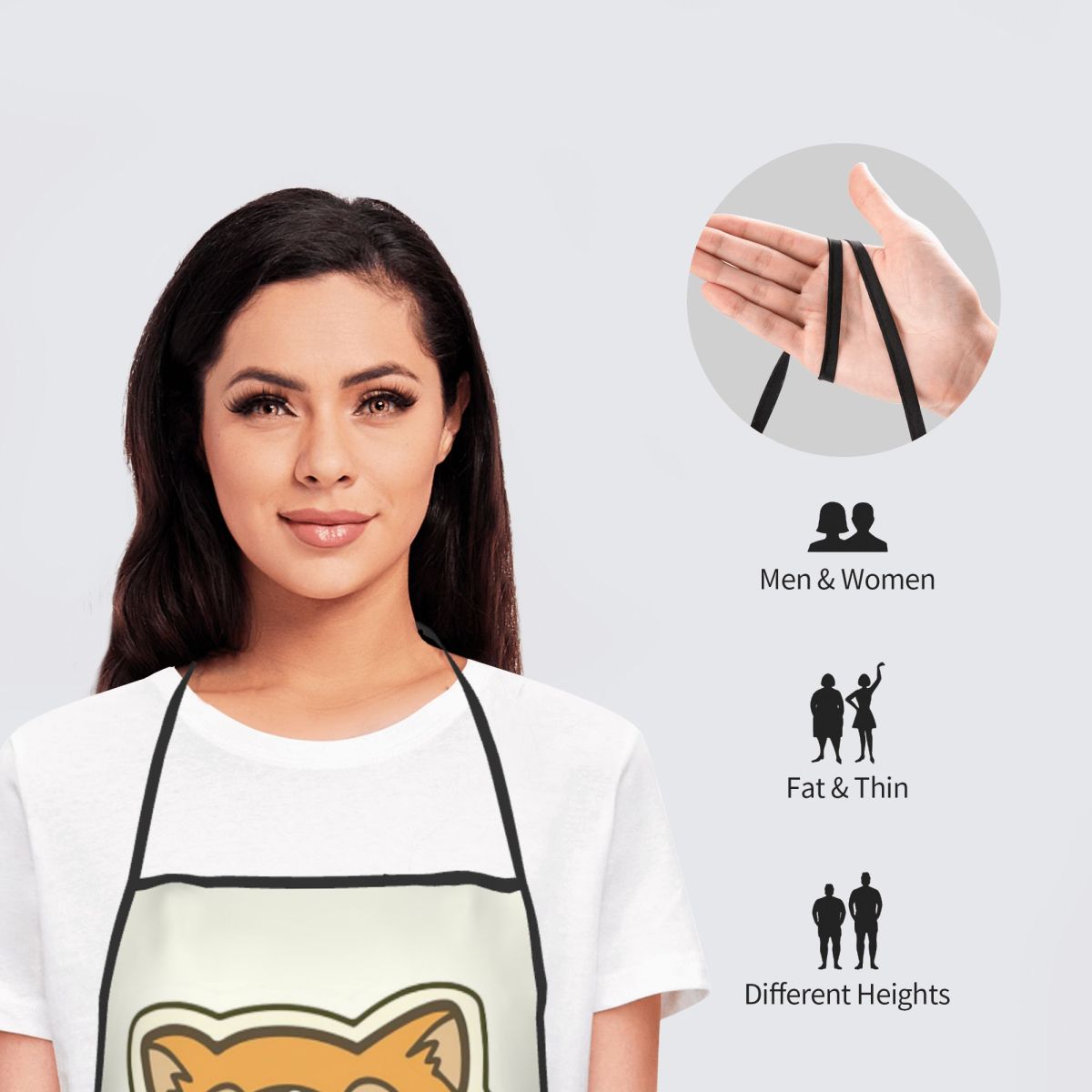 ผ้ากันเปื้อนลายโลโก้ชิบะอินุ T - Kitchen Gadgets For Women บทวิจารณ์และราคา