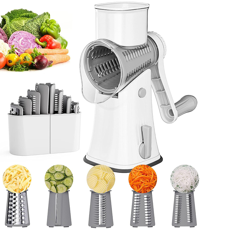 LMETJMA 5 in 1 โรตารี่เครื่องข - Mandoline Slicer บทวิจารณ์และราคา