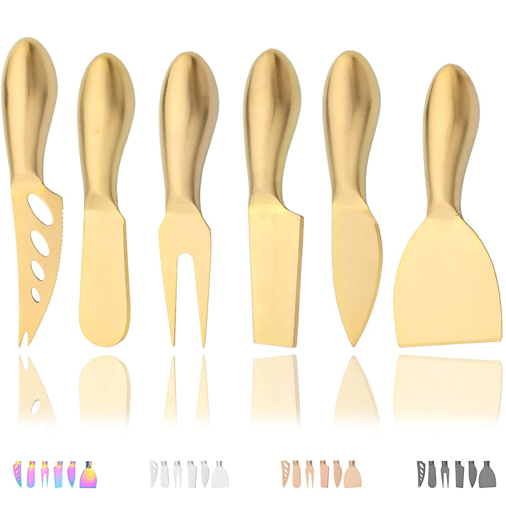 6 ชิ้น Matte Gold Mini มีดส้อม - Kitchen Gadgets Gold บทวิจารณ์และราคา