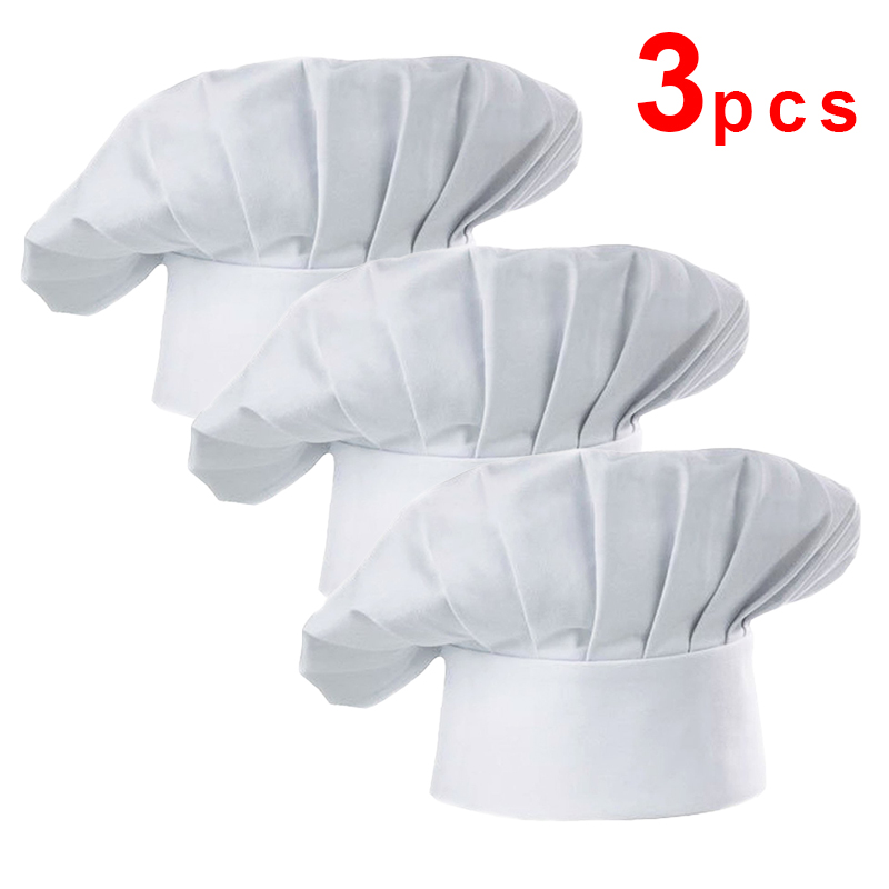 หมวกเชฟสีขาว 3 ชิ้น สูง 22 ซม. - Kitchen Gadgets Sale บทวิจารณ์และราคา