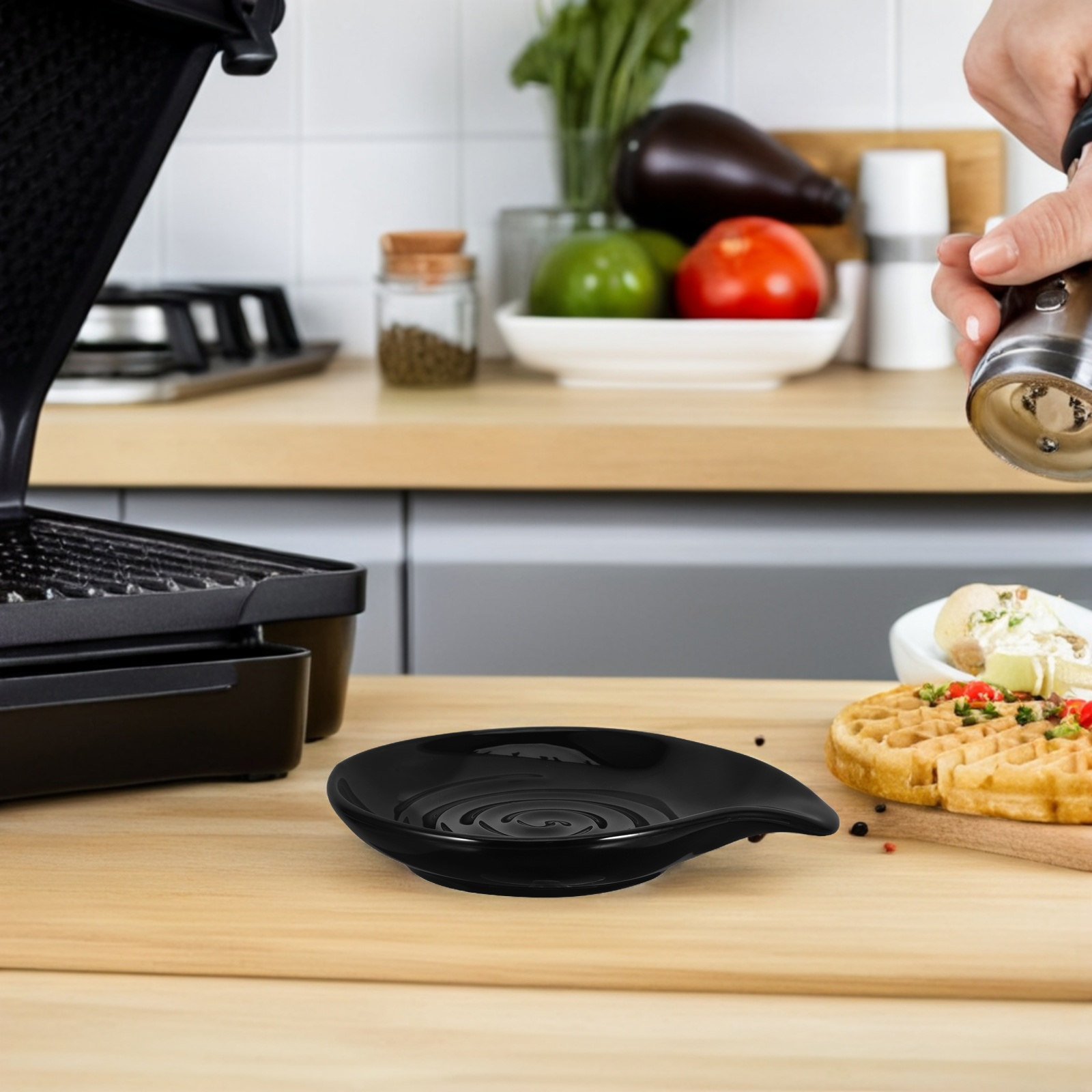ที่วางช้อนเซรามิกสำหรับเคาน์เต - Kitchen Gadgets Gold บทวิจารณ์และราคา