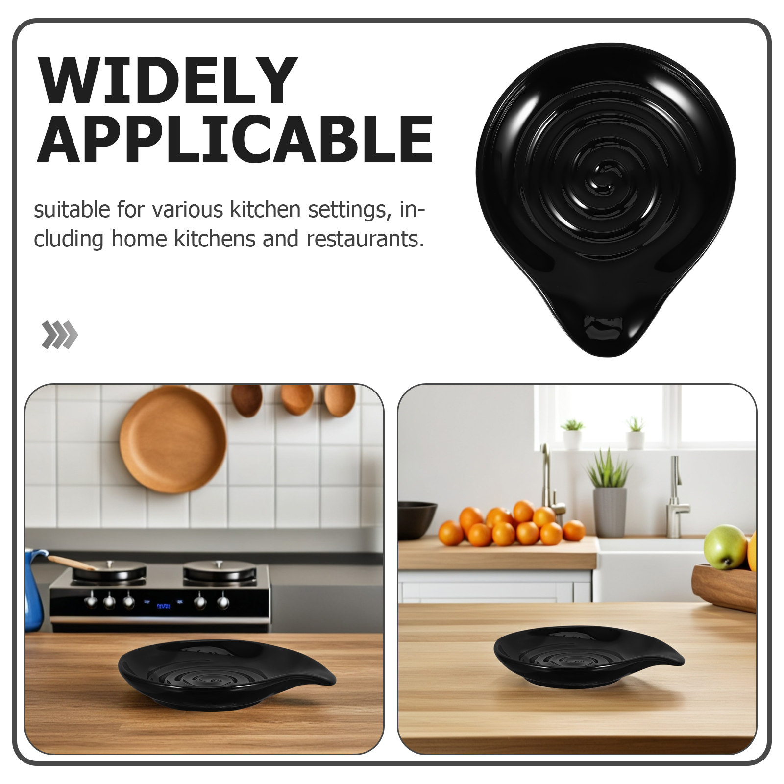 ที่วางช้อนเซรามิกสำหรับเคาน์เต - Kitchen Gadgets Gold บทวิจารณ์และราคา