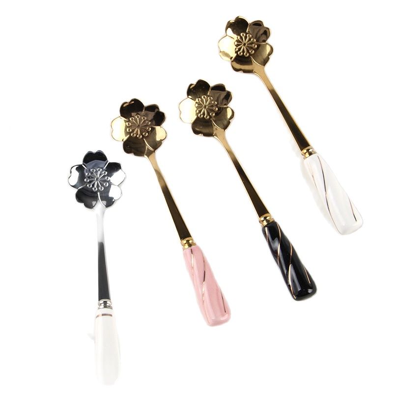 ชุดอุปกรณ์บนโต๊ะอาหารช้อนคนกาแ - Kitchen Gadgets Gold บทวิจารณ์และราคา