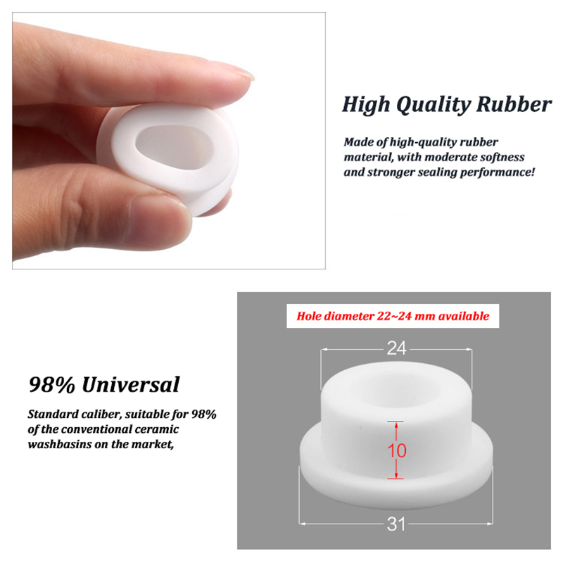 แหวนยางกันน้ำล้นอ่างล้างหน้า 2 - Kitchen Gadgets Website บทวิจารณ์และราคา