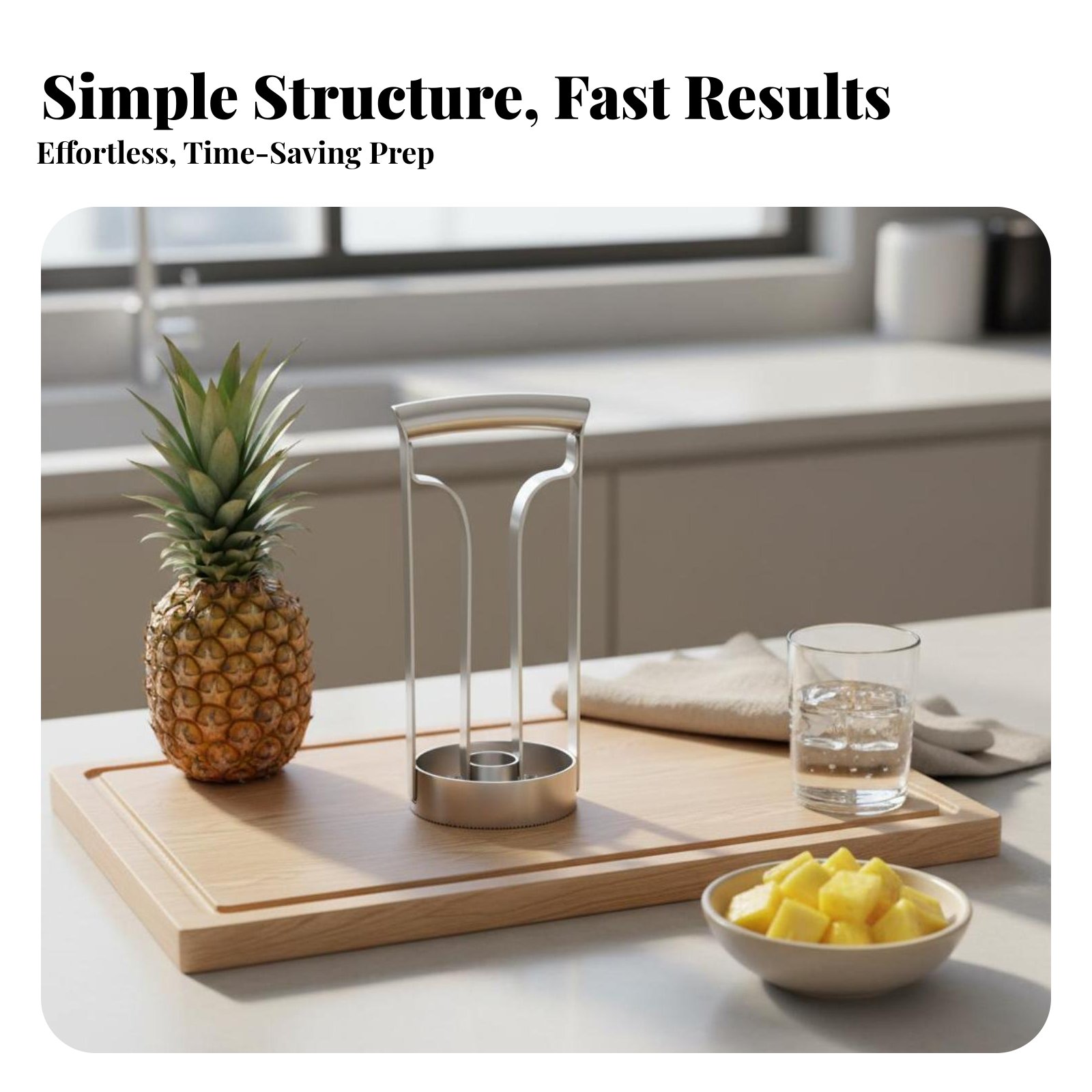 เครื่องตัดสับปะรดสแตนเลส เกรดอ - Kitchen Gadgets Save Time บทวิจารณ์และราคา