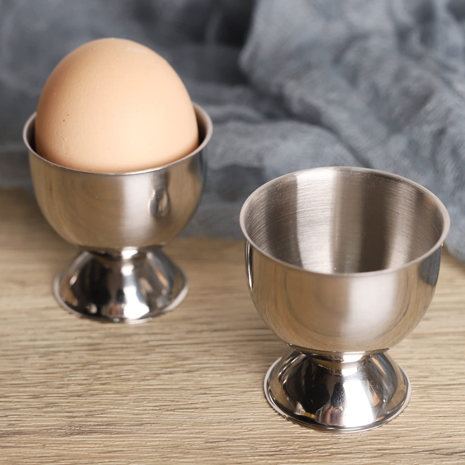 ชุดถ้วยไข่สแตนเลสเซตที่ใส่ถาดไ - Kitchen Gadgets For Gifts บทวิจารณ์และราคา
