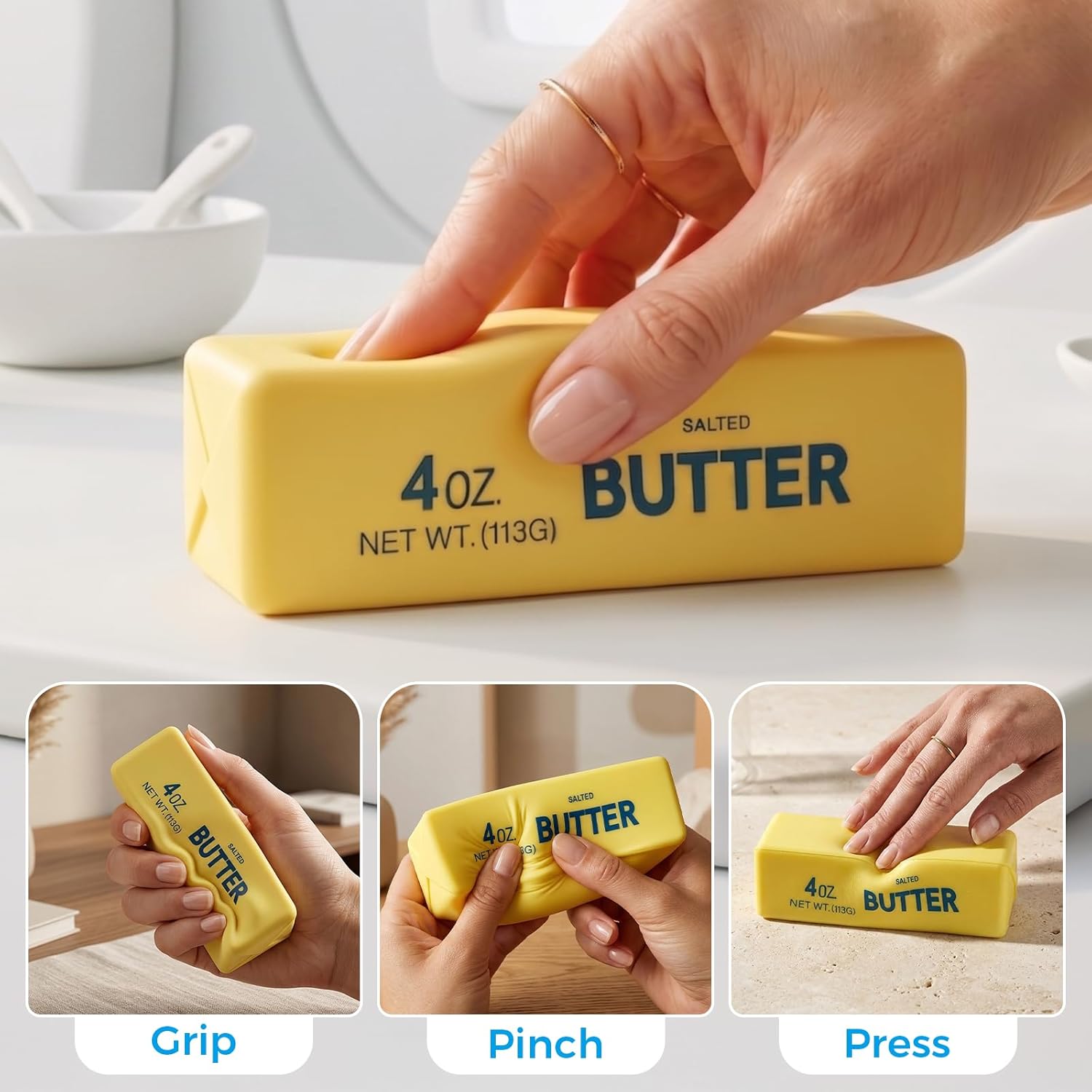 แท่งบัตเตอร์ซิลิโคนนุ่มแบบใหม่ - Kitchen Gadgets For Gifts บทวิจารณ์และราคา
