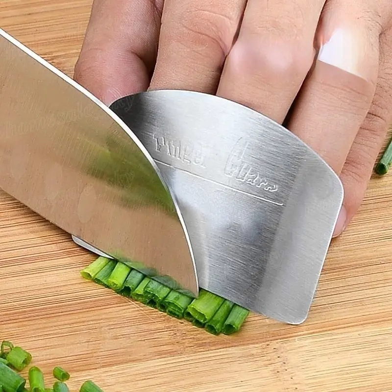 ตัวป้องกันนิ้วมือทำจากสแตนเลสป - Kitchen Gadgets Cool บทวิจารณ์และราคา