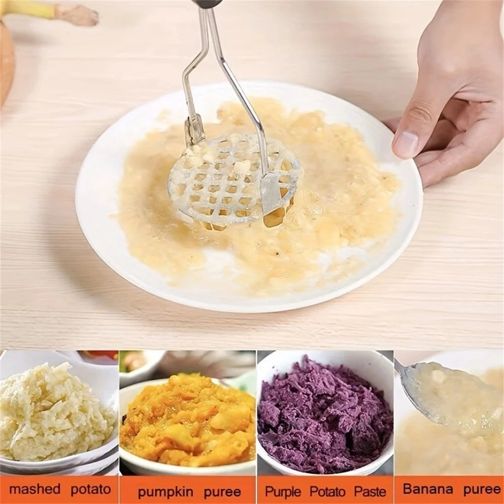 เครื่องบดมันฝรั่งสแตนเลสแบบใช้ - Kitchen Gadgets For Kids บทวิจารณ์และราคา