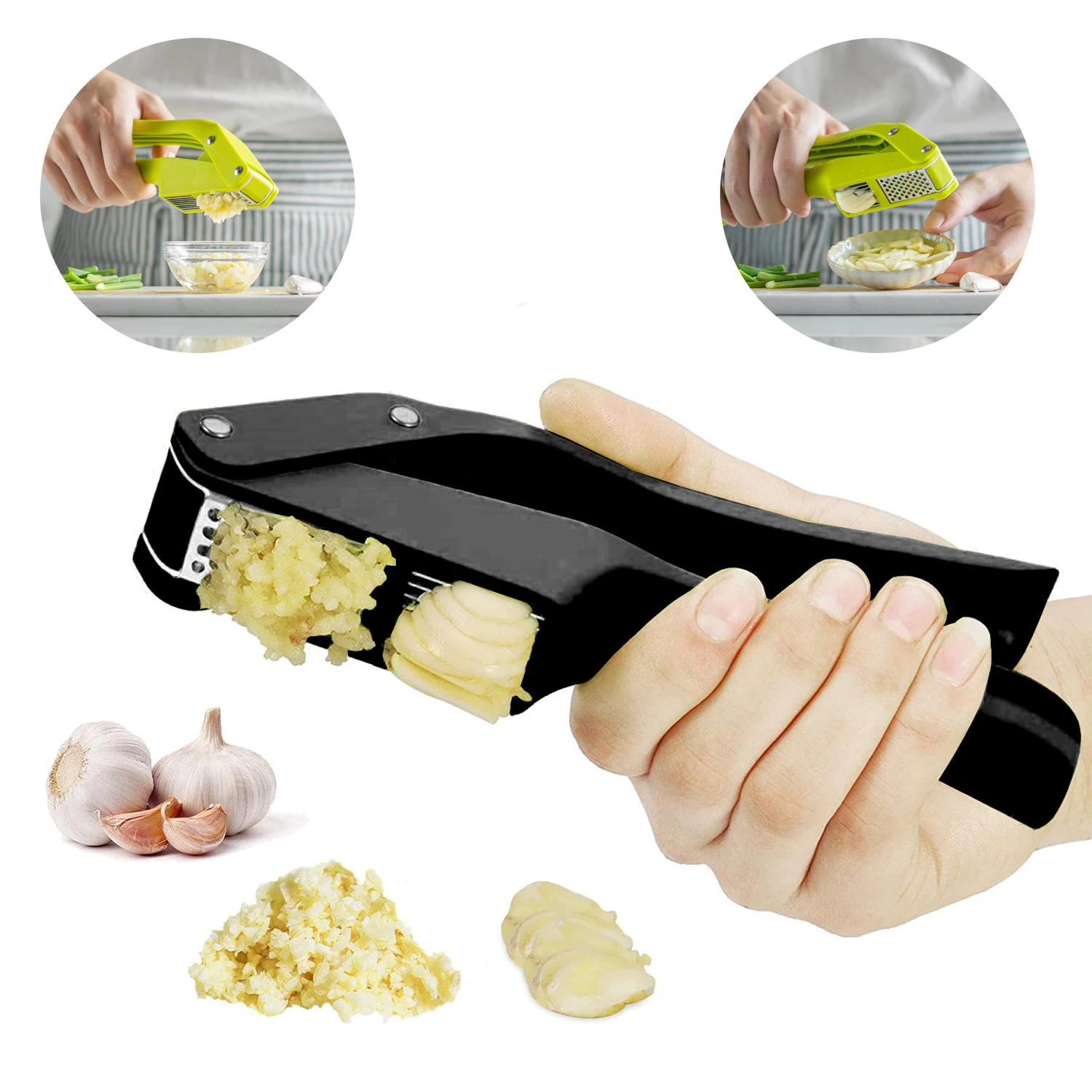 2 in 1 กระเทียม Ricer และเครื่ - Kitchen Gadgets Cool บทวิจารณ์และราคา
