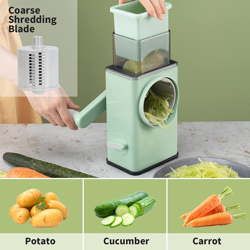 LMETJMA โรตารี่ใหม่ Vegatble ข - Mandoline Slicer บทวิจารณ์และราคา